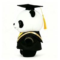 Peluche Panda Personnalisée pour la Remise des Diplômes, Jouet en Peluche Animal Panda Pas Cher, Vente en Gros de Peluches Panda pour la Remise des Diplômes