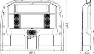 Vellfire Mercedes-Benz V-Class kit interni personalizzati sistema TV logo da 32 pollici personalizzato OEM disponibile MingAo - Product Image 5