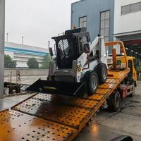 Mini-chargeuse compacte hydraulique diesel Kubota avec godet, à roues, haute efficacité, livraison gratuite, à vendre
