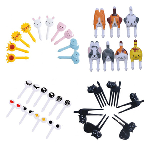 Palillos Divertidos para Bento Box, Palillos para Comida con Forma de Dinosaurio, Juego de Tenedores para Frutas para Niños - Product Image 4