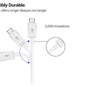Câble USB de charge rapide premium, câble de données USB vers Type C, 2A, câble de données USB-C de charge rapide pour téléphone portable, compatible iPhone, Huawei, Xiaomi - Product Image 6