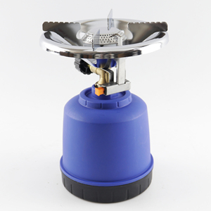 Réchaud à <span class=keywords><strong>gaz</strong></span> portable à une brûleur en fonte pour la cuisson en extérieur avec cartouche de <span class=keywords><strong>butane</strong></span> pour le <span class=keywords><strong>camping</strong></span> en voiture - Product Image 1