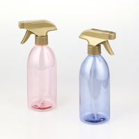 Bouteille en plastique PET de haute qualité de 500 ml avec pulvérisateur à gâchette 28/410 pour arroser les fleurs et nettoyer la maison/le jardin