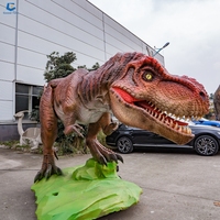 Gtd35 modèle réaliste de dinosaure tyrannosaure Jurassic animatronic trex pour parc