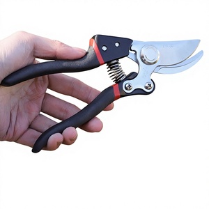Sécateur à tête blanche et poignée noire <span class=keywords><strong>pour</strong></span> la taille des branches, des arbres fruitiers et des fleurs - Ciseaux en <span class=keywords><strong>bambou</strong></span> - Product Image 1
