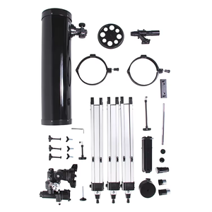 Astronomische Refractor Telescoop 150EQ 150mm Apertuur 750mm Brandpuntsafstand <span class=keywords><strong>Aluminium</strong></span> EQ Montage 2X BARLOW Oculair 5x24 Zoeker - Product Image 6