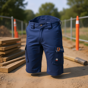 Ttake Shorts Regular Workwear Blue Xs Cargo Pocket Design - Product Image 3