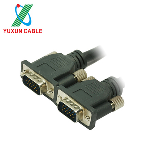 Yuxun OEM VGA màn hình máy tính Cáp 15Pin VGA để VGA Cáp mà không cần ốc vít - Product Image 2