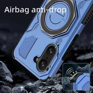 Bán Chạy Nhất Thời Trang Cứng Armor Chống Sốc Từ Trường Hợp Điện Thoại Với Kim Loại Chân Đế Đối Với <span class=keywords><strong>OnePlus</strong></span> 13 Series Ace 5 Racing Nord 4 - Product Image 2