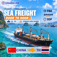 Transitaire maritime de confiance Chine-Thaïlande, livraison DDP porte-à-porte, LCL, FCL, Amazon FBA, fret en conteneur en vrac