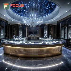 Exhibidor de Joyería de Lujo para Interiores de Tiendas, Mueble de Joyería con Superficie Pulida para Tiendas de Marca - Product Image 3