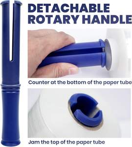 Film étirable transparent mini en PEHD de qualité alimentaire Huamaohengchun, 80 gauge, rouleau de 5 po x 1000 pi, durable, auto-adhésif, usage industriel - Product Image 4