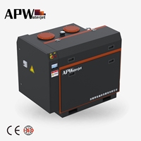 Machine de découpe de métal à jet d'eau CNC automatique à 5 axes de haute précision entièrement fermée APW avec moteur et pompe