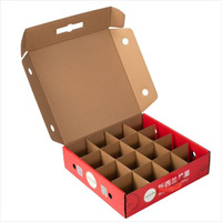 Séparateur en carton ondulé découpé sur mesure pour boîte, insert grille, pour carton de fruits, de vin ou de bouteilles