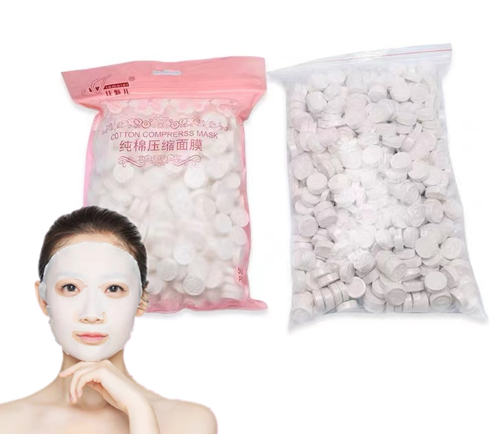 Хит продаж, красивая маска для лица, хлопковая сжатая маска для лица, Diy, сжатая маска для лица, лист для лица