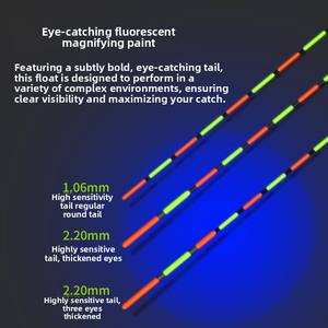 Très sensible à haute teneur en carbone pieds poisson flotteur Nano flotteurs spécial pour carpe carassin carpe fabricant flotteur de pêche en gros - Product Image 2