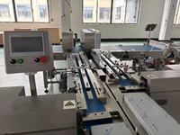 Hochgeschwindigkeits-Automatische Verpackungsmaschine für Plastiktüten mit Waffelkekse, Horizontale Flowpack-Maschine mit Automatischem Zuführsystem