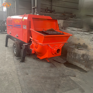 Bomba De Concreto Mini Maquinaria De Concreto Bomba De Betão Diesel Do Misturador De Concreto Bomba De Caminhão - Product Image 1