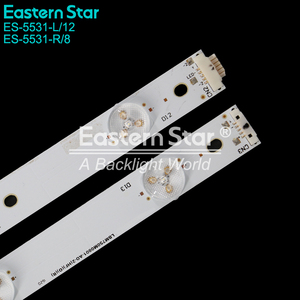 Bande lumineuse <span class=keywords><strong>LED</strong></span> pour téléviseur ES-5531, 8+12 <span class=keywords><strong>LED</strong></span>, pour téléviseur <span class=keywords><strong>LED</strong></span> AUO P750QVN02.2, remplacement de la lumière du téléviseur LCD, barre de rétroéclairage du téléviseur - Product Image 3
