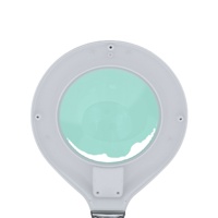 Loupe de table professionnelle avec lampe et lentille en verre, support réglable pour réparation électronique, soudure et inspection