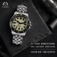 Herren-Taucheruhr 200M Wasserdicht Automatische Mechanische Armbanduhr Leuchtende Drehbare Lünette Reloj Hombre Stahl