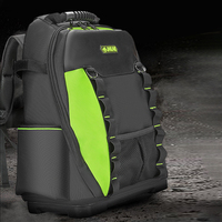 Sac à Dos Compact de Gros Robuste en Tissu Industriel pour Trousse à Outils de Voiture, Sac à Outils Durable pour Ingénieur et Électricien