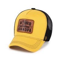 Regalos de Gorras para Hombre - Gorra de Camionero con Patrón de Cuero, Gorra de Béisbol, Regalos para Navidad, Día del Padre, Cumpleaños