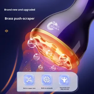 Rui Chu Kupfer Bian-Stein Gua Sha Instrument Elektrischer Massagegerät Meridian-Bürste Heißkompresse Moxibustion Universell für den Ganzen Körper - Product Image 2