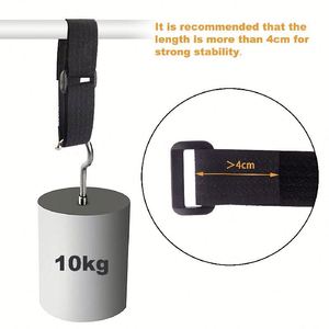 สายรัดแบบมีแถบตีนตุ๊กแก ใช้ซ้ำได้ 2 in 1 สายรัดแบบปรับได้สำหรับสาย USB สายหูฟัง - Product Image 2