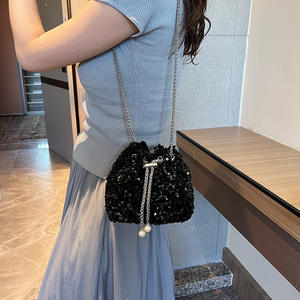 Bolso de Lentejuelas Clásico de Moda para Mujer, Bolso de Hombro o Cruzado Brillante para Fiestas - Product Image 3