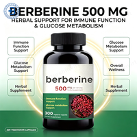 Compléments alimentaires OEM à base d'extrait naturel de cannelle de Ceylan, de berbérine et de vinaigre de cidre de pomme, 1000mg, comprimés de berbérine
