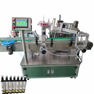 Automatische flache Etikett ier maschine Hotel Shampoo Etiketten druckmaschine Verpackung Abfüll maschine