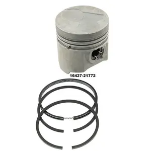 Kit de pistones y anillos STD, compatible con motor Kubota D1403 V1903 80mm