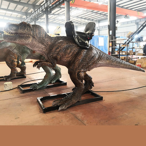 Công Viên Giải Trí Sân Chơi Đi Xe Công Viên Trò Chơi Coin-Operated Và Nút Hoạt Động Động Khủng Long Tyrannosaurus Ride - Product Image 1