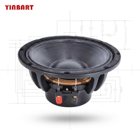 YINBART Haut-parleur de portière de voiture 8 pouces, woofer médium 4 ohms, bobine vocale 2 pouces