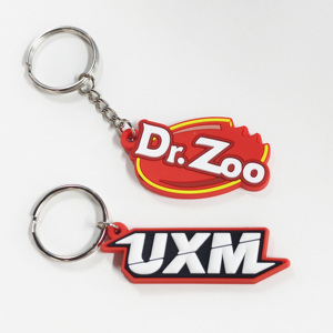 Design Wholesale 2D Custom Soft PVC Rubber Keychains Different Shape Promotional Carabiners Keychains Wholesale Custom Designed - Product Image 6