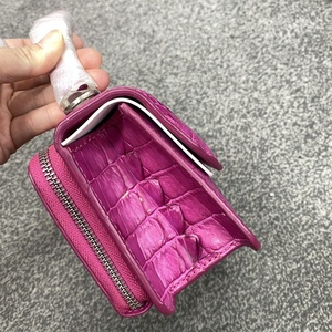 กระเป๋าหนังจระเข้แท้ 100% ทรงกล่องสะพายข้าง กระเป๋าหูหิ้วด้านบน กระเป๋าสำหรับทำงาน กระเป๋าสำหรับออกเดท กระเป๋าสะพายไหล่สำหรับพกพา - Product Image 5