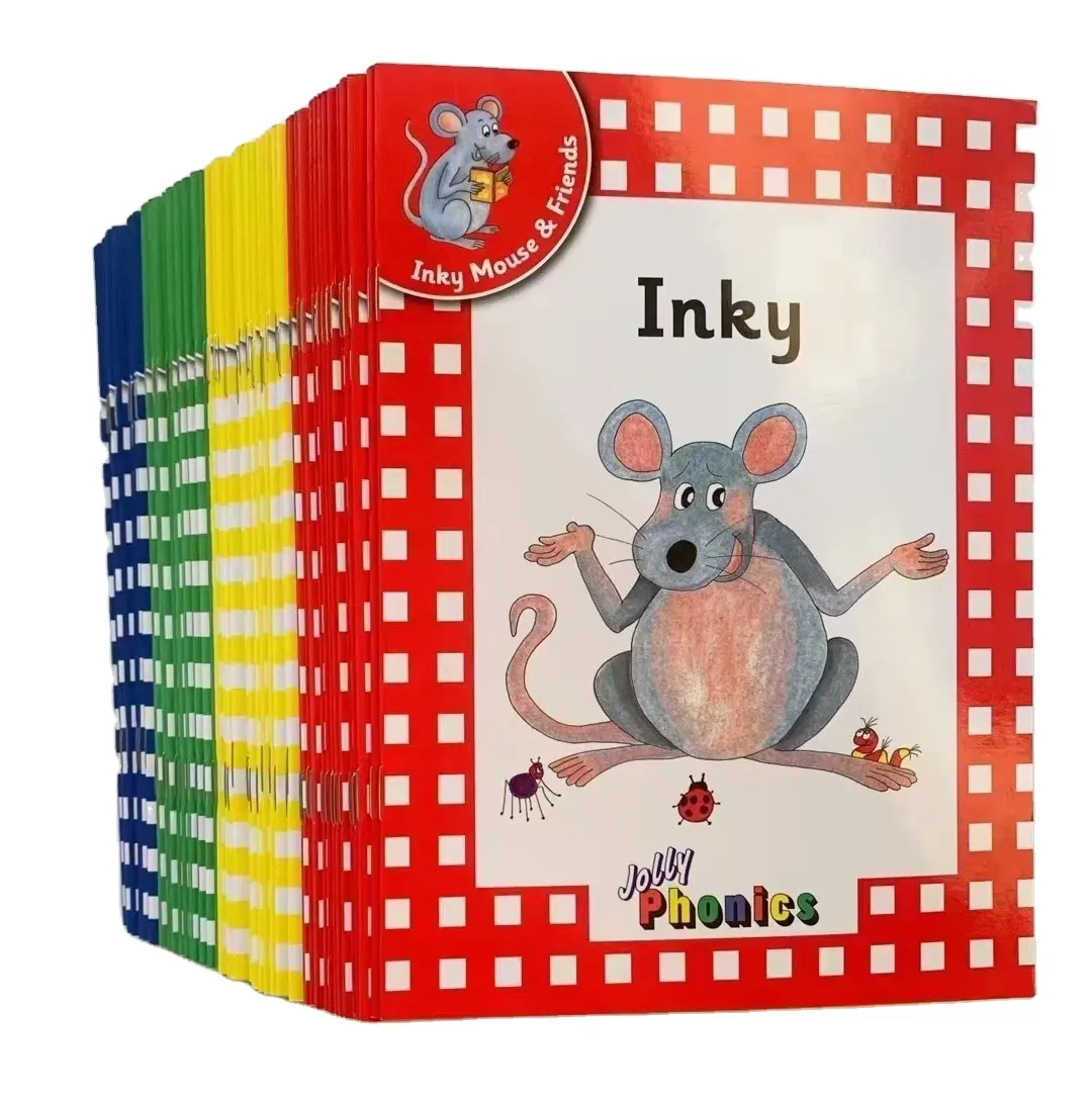 Buku teks Jolly Phonics Set 72 Volume buku pendidikan dini untuk anak-anak