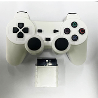 Control de Juego con Motor de Vibración Simple/Doble, Joystick P2 Cómodo con Hebillas, Varios Colores, Inalámbrico 2.4GHz