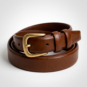 Ceinture en cuir pleine fleur à finition douce pour la mode masculine moderne de Divine International - Product Image 1
