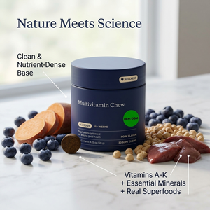 Multivitamínico para perros, gatos, pelo, piel, alivio de alergias, cuidado de las articulaciones, vitamina A B1 B2 B6 C D3 E, tratamientos de inmunidad, suplementos para el cuidado de la salud - Product Image 3