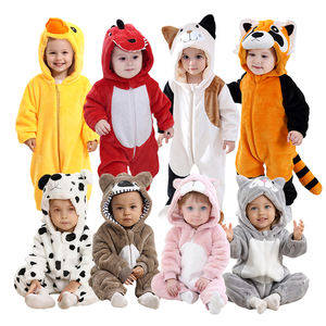 TONWHAR 男女兼用 カートゥーン ジャンプスーツ コアラ アライグマ アニマル コスチューム 子供用 キッズ クリスマス 衣装 - Product Image 1