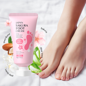 Crema para Pies LAIKOU Japan Sakura con <span class=keywords><strong>Urea</strong></span>, Ácido Láctico, Aloe Vera y Manteca de Karité, Crema para el Cuidado de los Pies, Repara las Líneas Secas en la Planta del Pie - Product Image 1
