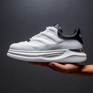 Zapatos de Hombre, Primavera 2025, Nuevo Estilo, Zapatos Casuales de Suela Gruesa, Zapatos Deportivos Blancos Versátiles y a la Moda - Product Image 5