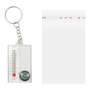 2 in <span class=keywords><strong>1</strong></span> professionale Mini <span class=keywords><strong>bussola</strong></span> Kay catena multifunzionale termometro <span class=keywords><strong>bussola</strong></span> sopravvivenza con portachiavi - Product Image 1