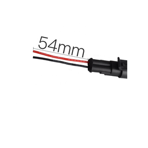 2 Pin Way su geçirmez elektrik konnektörü adaptör fiş W/tel AWG otomobil araç motosiklet - Product Image 1