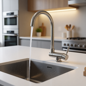 Mitigeur d'eau douche arrêt de fenêtre robinet à 3 voies robinet de cuisine en laiton à levier unique grifo de cocina robinet à tirette - Product Image 1