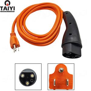 Câble d'alimentation de charge 120V 3 broches ST-031016-PT pour voiturettes de golf Evolution ICON EV, remplace 2.04.0620 - Product Image 3