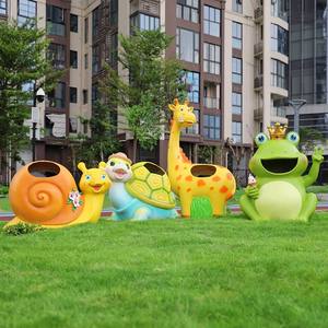 Contenedores <span class=keywords><strong>de</strong></span> <span class=keywords><strong>Basura</strong></span> <span class=keywords><strong>de</strong></span> Fibra <span class=keywords><strong>de</strong></span> Vidrio con Forma <span class=keywords><strong>de</strong></span> Animales <span class=keywords><strong>de</strong></span> Dibujos Animados para Exteriores, Decoraciones para Jardín y Parque, Contenedor <span class=keywords><strong>de</strong></span> <span class=keywords><strong>Basura</strong></span> con Forma <span class=keywords><strong>de</strong></span> Vaca, Conejo y Jirafa - Product Image 1