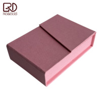 ROGOOD Boîte à bijoux magnétique originale brevetée avec plateau anti-chute, emballage de bijoux personnalisable P2362